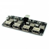 4 Channel DC Buck Module 12V24V to QC3.0 Single USB Mobile Charging Board