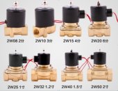 DC12V/DC24V/AC220V DN20 G3/4 inch,Switch Valve ,Full copper normally closed solenoid valve water valve