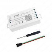 WS2812B WiFi SP108E Controller Support WS2811 WS2815 WS2801 SK6812 WS2813 SK9822 APA102C etc Almost All LED Strip Module Light iOS/Android App Control AP Mode/STA Mode