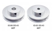 60T W6 B5 /Pulley, 60 teeth, for gt2 6mm, diameter 5mm