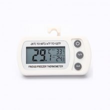 White With Magnet / -20C to 50C / -4F to 122F/ Electronic digital refrigerator thermometer