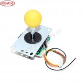 Yellow 5Pin 8way Long Stick Joystick with Multi Color Ball for Arcade Game Machine Pandora box console