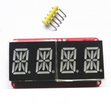 Red 4 Digit * Type Segment Digital Module / LED Display I2C Controlled Nixie Tube HT16K33