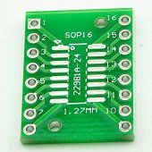 SOP16 SSOP16 TSSOP16 patch to dip DIP 0.65/1.27mm adapter plate Good