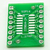 SOP16 SSOP16 TSSOP16 patch to dip DIP 0.65/1.27mm adapter plate Good
