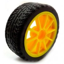 65MM Wheel Need Couplings Yellow