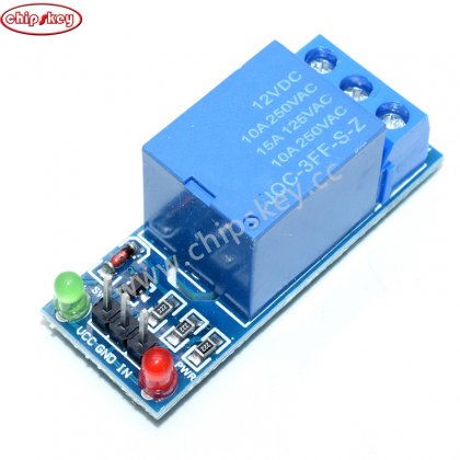 DC 12V 1-Channel High Level Trigger Relay Module