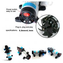 DC 12V 5.5L/min 80W Micro Diaphragm High Pressure Water Pump with Automatic Switch