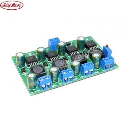 3A 4 Channels Multiple Switching Power Supply Module 3.3V 5V 12V ADJ Adjustable Output DC DC Step-Down Buck Converter Board