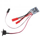 RC ESC 10A Brushed Electrolic Speed Controller for 1/16 1/18 1/24 (without brake) car and boat