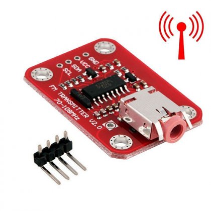 FM Radio Transmitter Module V2.0 Signal Receiver FM 70-108MHz For Building Your Own Radio Station