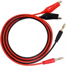 Large Alligator to Banana Test Lead Cable Set 100CM