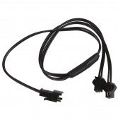 1 to 2 40cm /DIY accessories for cold light, driver 1 to 2 Header , connecting wire for emitting light, SM female to male extension wire