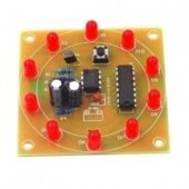 Electronic lucky turntable kit, simulation lottery electronics, DIY parts, fun electronic production (Spare parts)