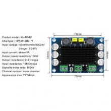 TPA3116D2 board DC 12-26V 100W TPA3116DA Mono Channel digital Power audio amplifier XH-M542