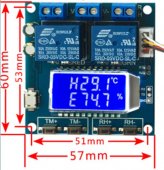 XY-TR01 temperature and humidity control module digital display high precision dual output automatic constant temperature and humidity control board