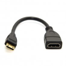 MINI HDMI Male to HDMI Female Adapter Cable 15CM For Raspberry PI Zero