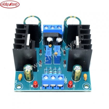 LM317 LM337 Positive and negative dual power adjustable power supply board diy kit