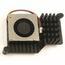 Raspberry PI 5B Black Heatsink and Silver Fan