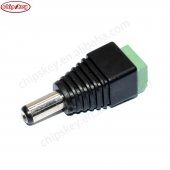 Male DC Connector 5.5*2.5mm Male Power Jack Adapter Plug