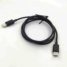1M USB2.0 Type-C to Type-C Data Cable/ Black / 5 Core