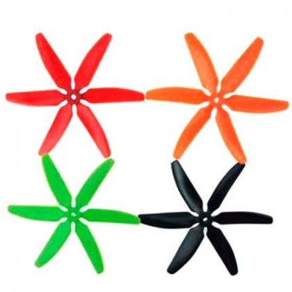 5040*6 Propeller 2pcs CW + 2pcs CCW Green and Orange