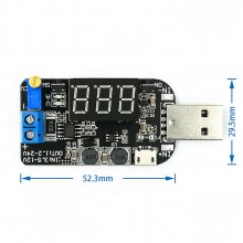 USB adjustable buck-boost power supply voltage regulator module/5V to 3.3V 9V 12V 18V24V DPL with current