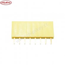 8P 2.54 YELLOW Short pins