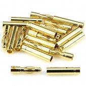 3.5mm 4.0mm Gold Bullet Banana Connector Plug For ESC Battery Motor