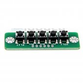 5 Independent Key Button Keypad Keyboard Module Mcu for Arduino Student Class Design Graduation Project Experiment DIY Kit