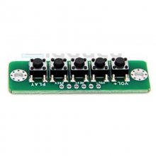 5 Independent Key Button Keypad Keyboard Module Mcu for Arduino Student Class Design Graduation Project Experiment DIY Kit