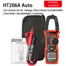 HABOTEST HT206A AC/DC Digital Clamp Meter for Measuring AC/DC VoltageNCV Temperature Clamp Multimeter