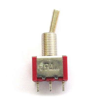 3 Pins Toggle Switch AC 125V 6A 2 Position SPDT MTS-102 Red