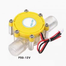 12V Transparent Micro Generator F50 Micro-hydro DC Water Flow Pump 12V 0-80V Turbine Hydroelectric Power Energy Generator 1.2Mpa Water Phase