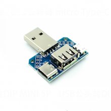 Multiple USB Adapter Micro USB Board Male To Female 4P Type-C USB Converter