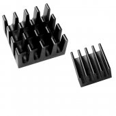 Raspberry Pi B+/2/3 Black Aluminum Heat Sink