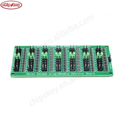 7 Decade 0.1R-9999999R Programmable Resistor Board Seven/Eight Decade Resistor 1R - 9999999R Step Accuracy 0.1R 2 W SMD Resistance Module