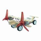DIY Educational Toy Set Double Winged Glide Plane（without battery）