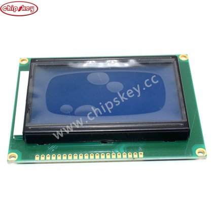 12864 LCD screen, LCD blue screen with backlight, ST7920 standard screen