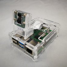 Raspberry Pi 4 Case 6pcs type With Camera Support + Fan