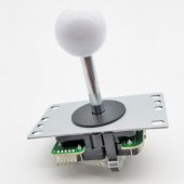 White 5Pin 8way Long Stick Joystick with Multi Color Ball for Arcade Game Machine Pandora box console