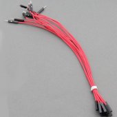 CAB_F-M 10pcs/set 10cm Female/Male Dupont Cable Red For Breadboard