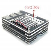 Raspberry PI 5B 9 layer Black Case With Small Hole 5B21002