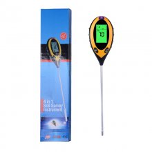 Soil detector illumination, temperature humidity pH meter
