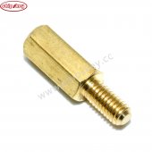 10MM+6 M3 Brass Threaded Stand-Off Hex Screw Pillars