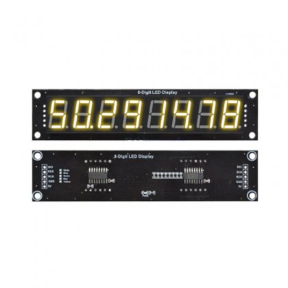 Yellow 8-Digit LED 0.56 Display Tube 74HC595