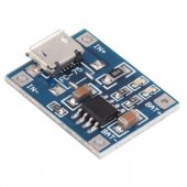 TP4056 1A Lithium Battery Charge Module Micro USB Interface
