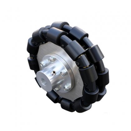 Metal omnidirectional wheel /omni Robot ROS platform omnidirectional movement 127mm With 18mm with keyway