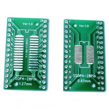 SOP28 SSOP28 TSSOP28 SMD to the DIP 0.65/1.27mm adapter board