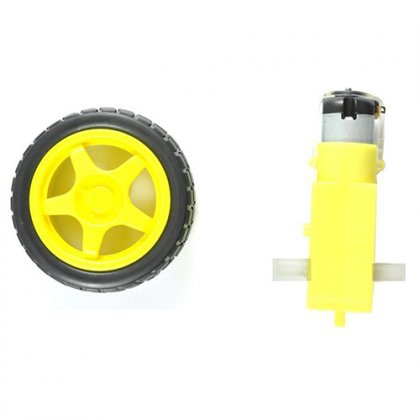 TT motor TT wheel robot car motor + wheel suit----- 6 v deceleration machine: a 65 mm wheels: a Motor detailed parameters: 1, motor has two kinds of 1:48 (twin screw) and so 0 (single shaft) 3 v speed respectively for 125 and joint wheel speed respectivel